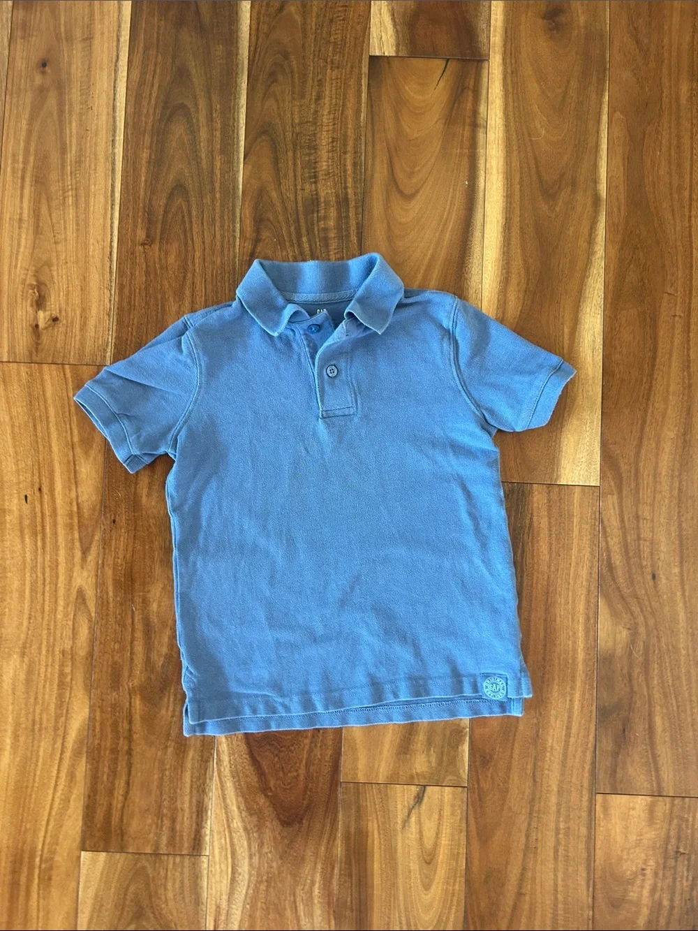 GAP Light Blue Short Sleeve Polo for Kids